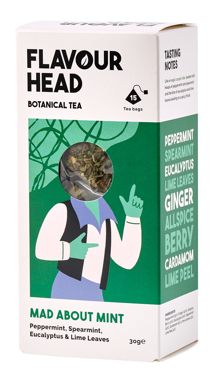 Mint Tea Bags Flavour Head