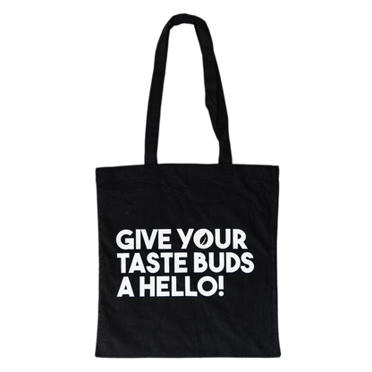 black and white tote bag