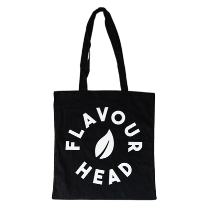 black and white tote bag